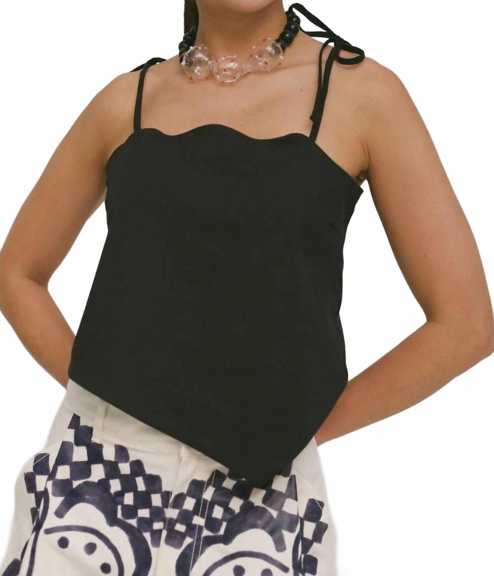 NEW SIXXTA celebration tie strap top in night